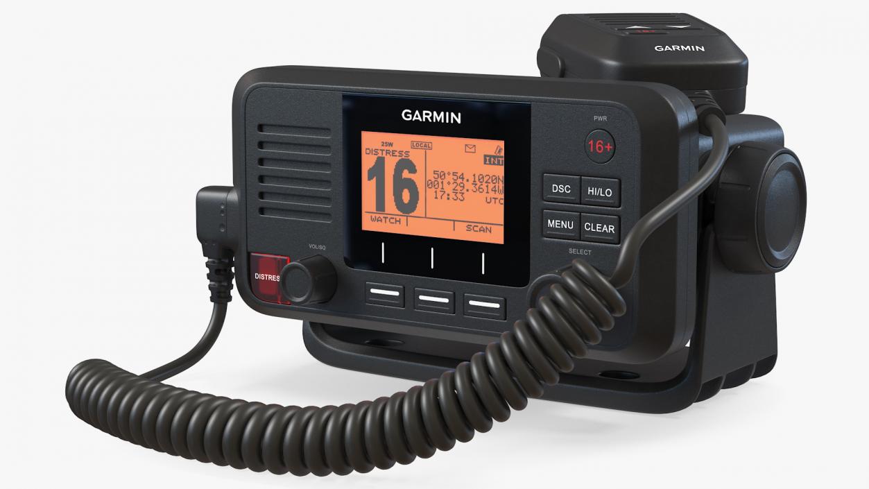 Garmin VHF 110 Fixed Mount Marine Radio 3D model