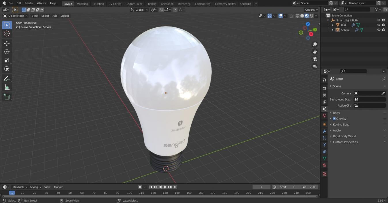 3D Smart Light Bulb