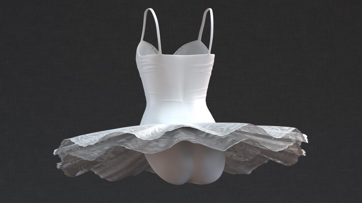 Ballet Tutu Dress 3D