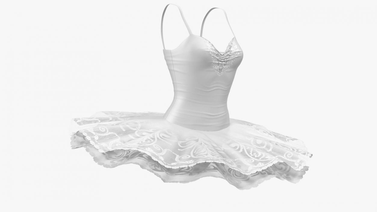 Ballet Tutu Dress 3D