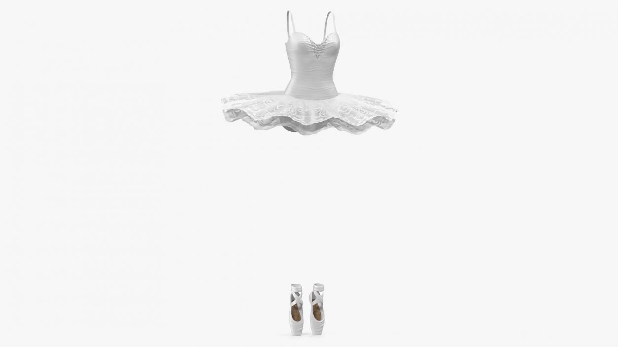 Ballet Tutu Dress 3D