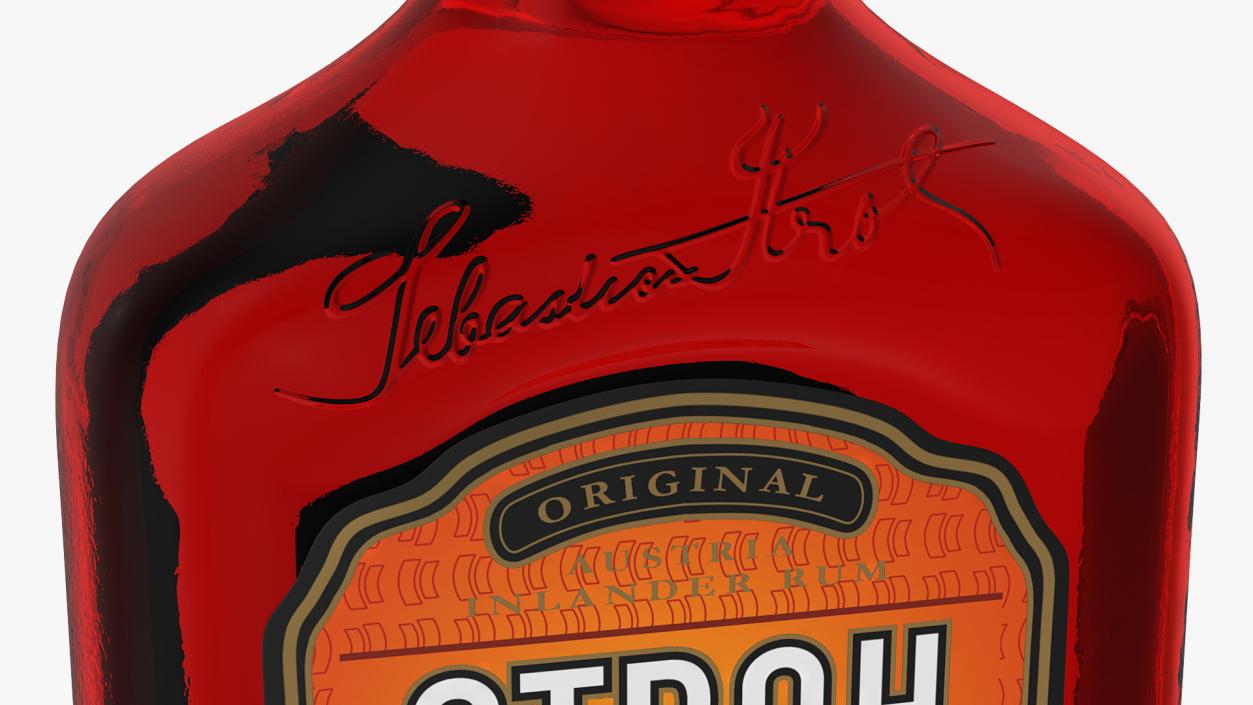 Stroh 80 Rum Bottle 3D model