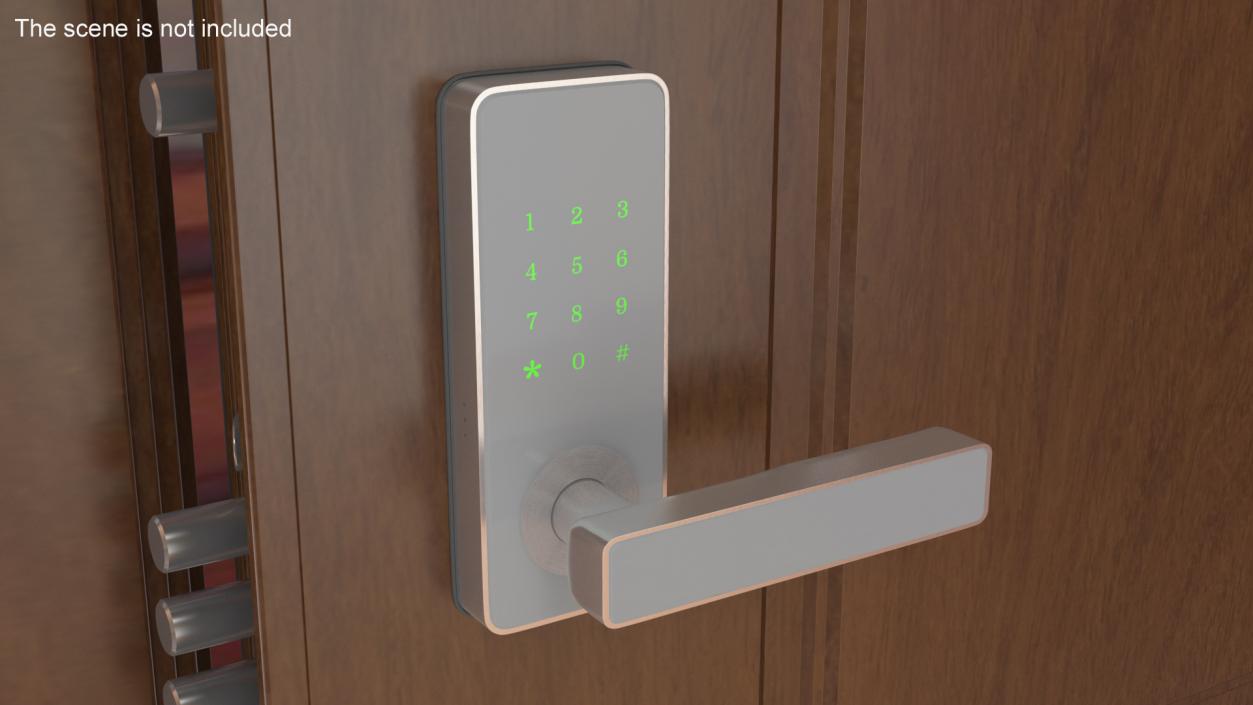 Smart Handle Lock 3D