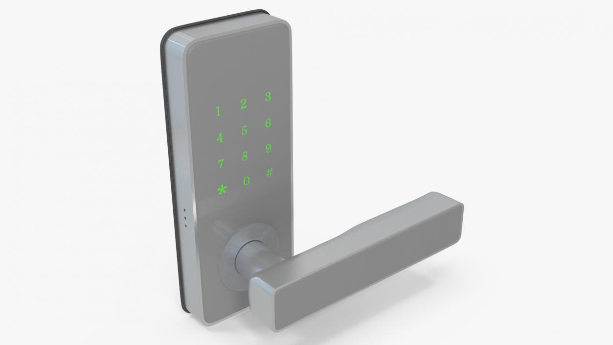 Smart Handle Lock 3D