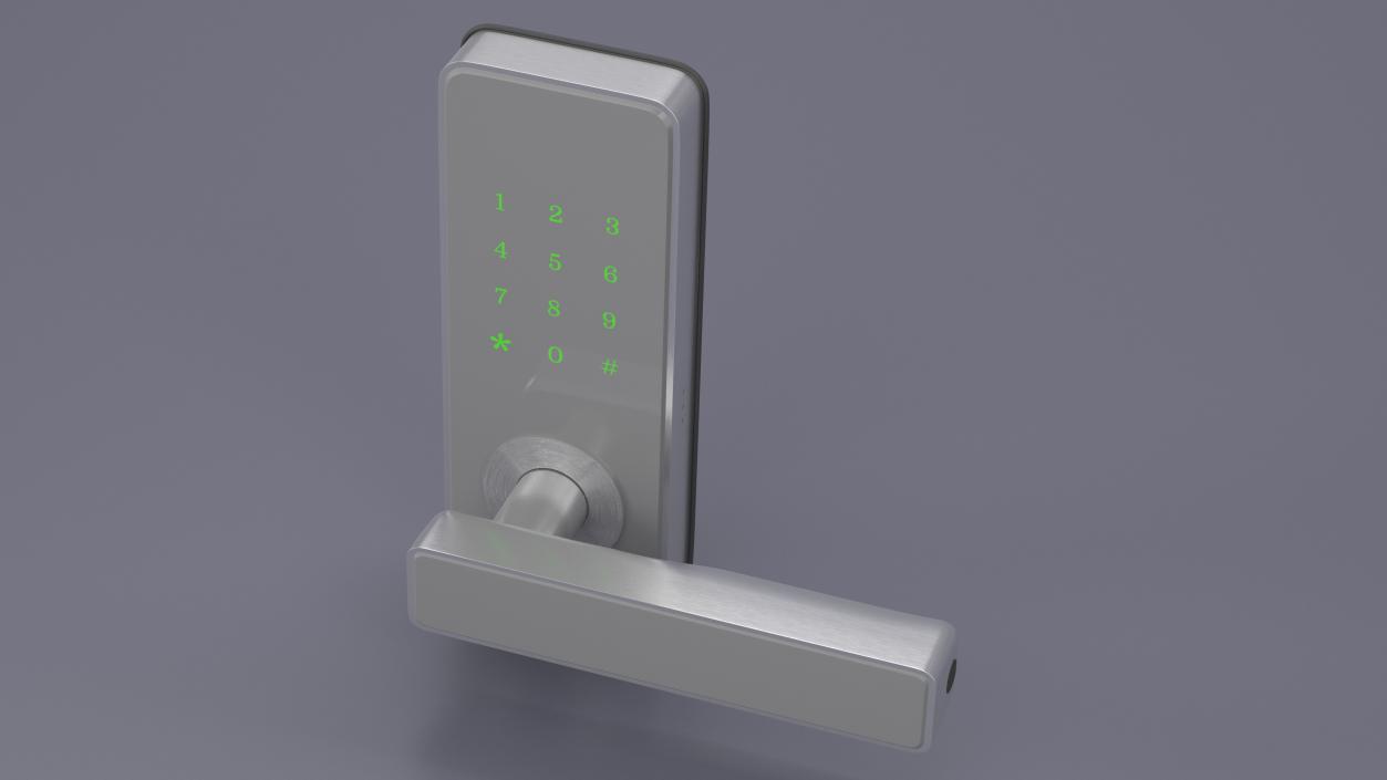 Smart Handle Lock 3D