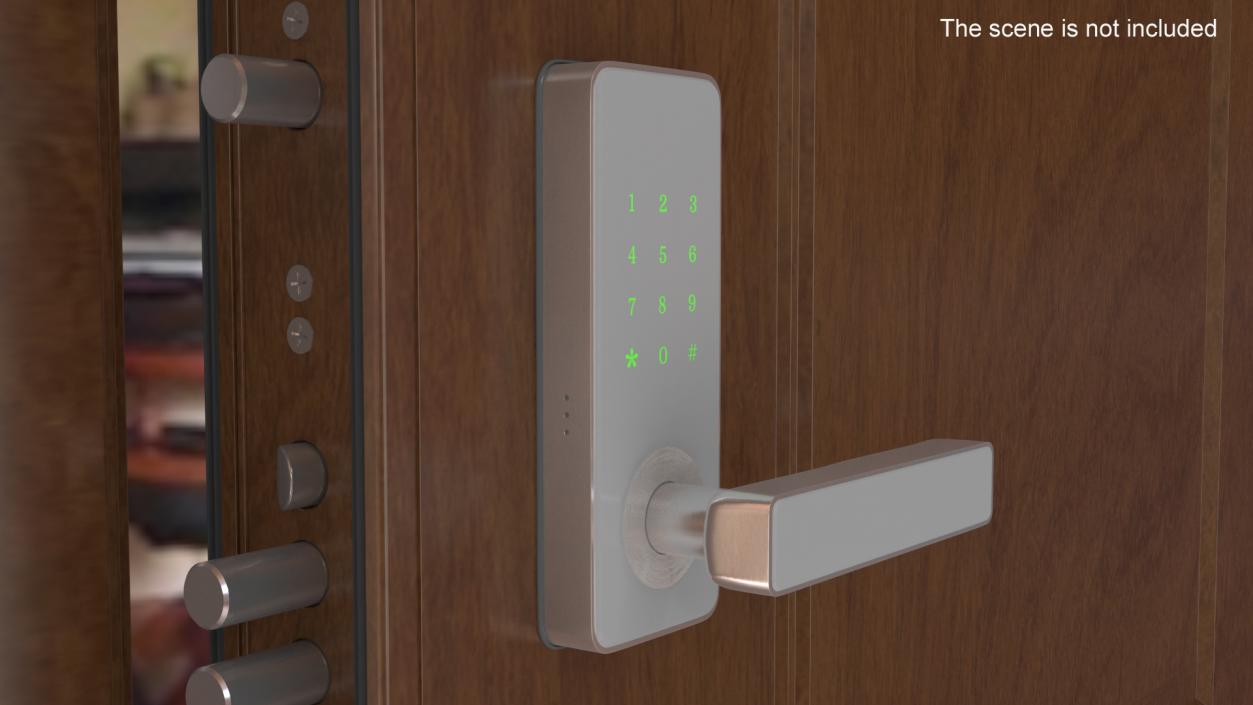 Smart Handle Lock 3D