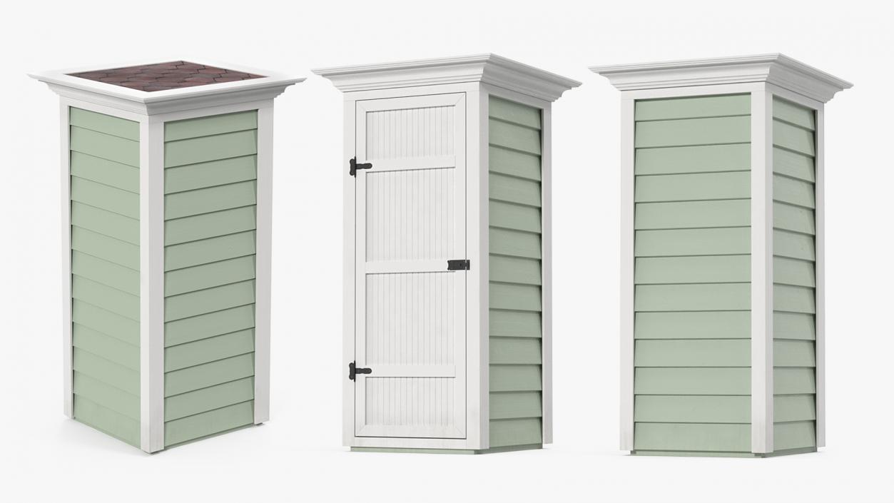 3D Wooden Storages Collection