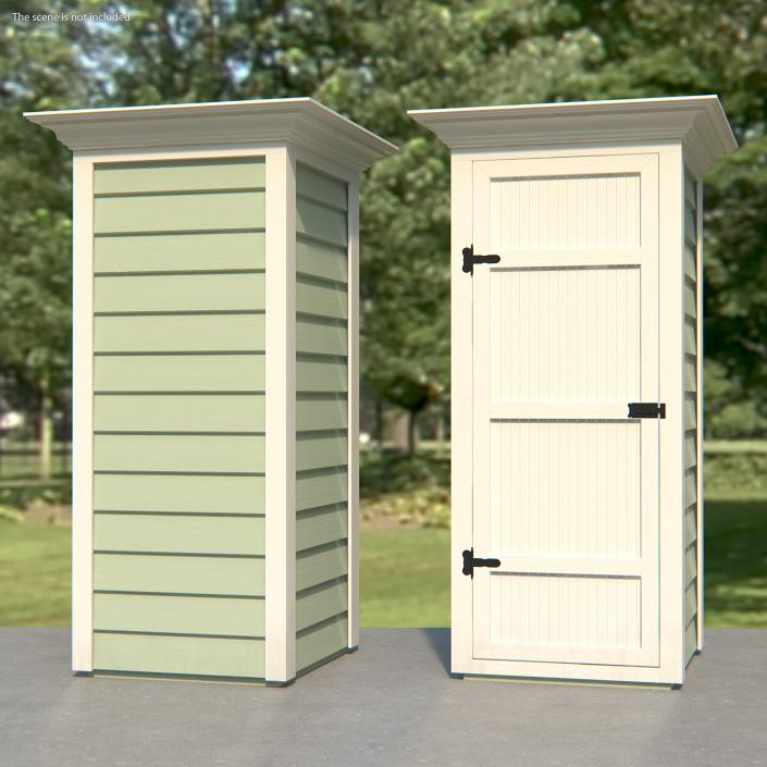 3D Wooden Storages Collection