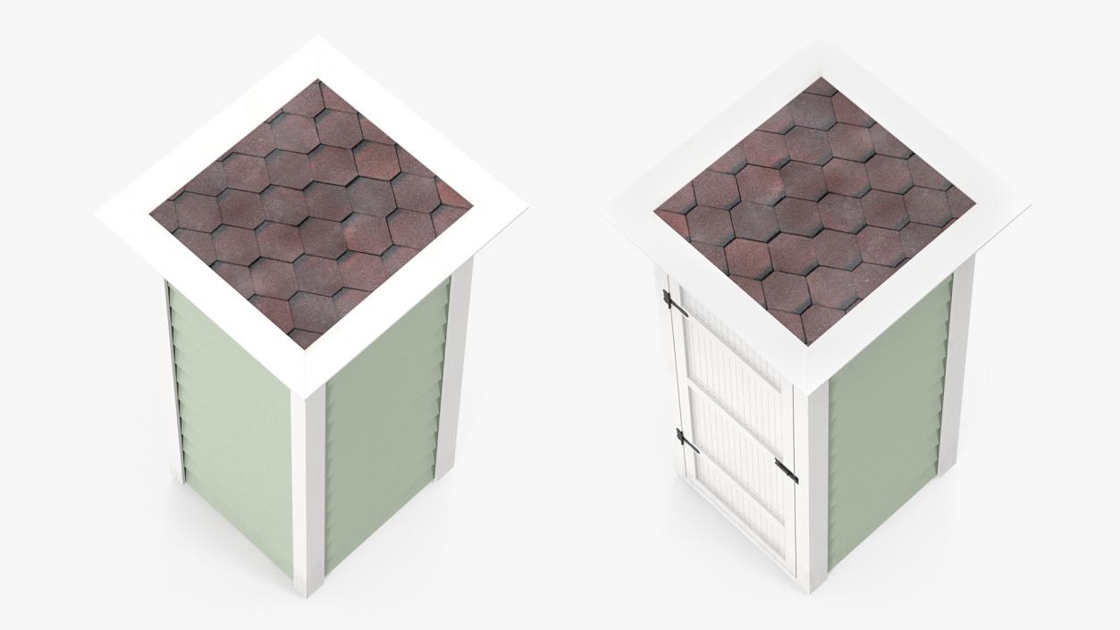 3D Wooden Storages Collection