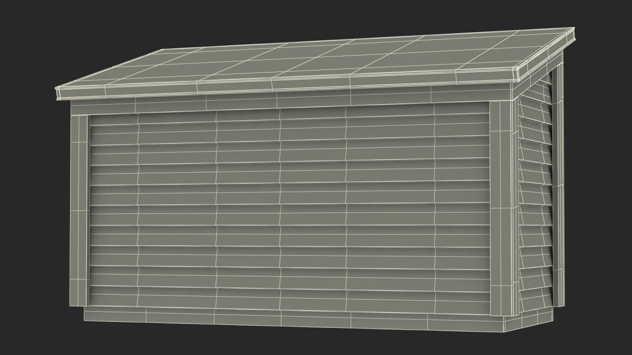 3D Wooden Storages Collection