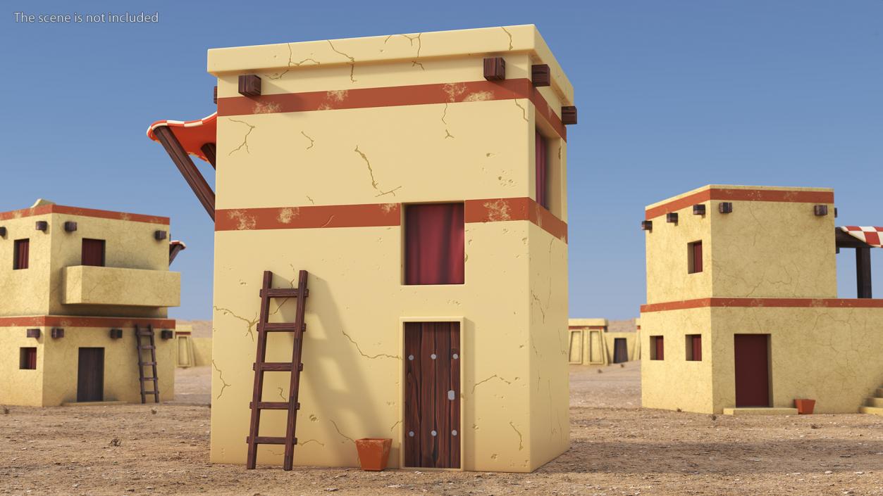 Stylized Arabian House 3D