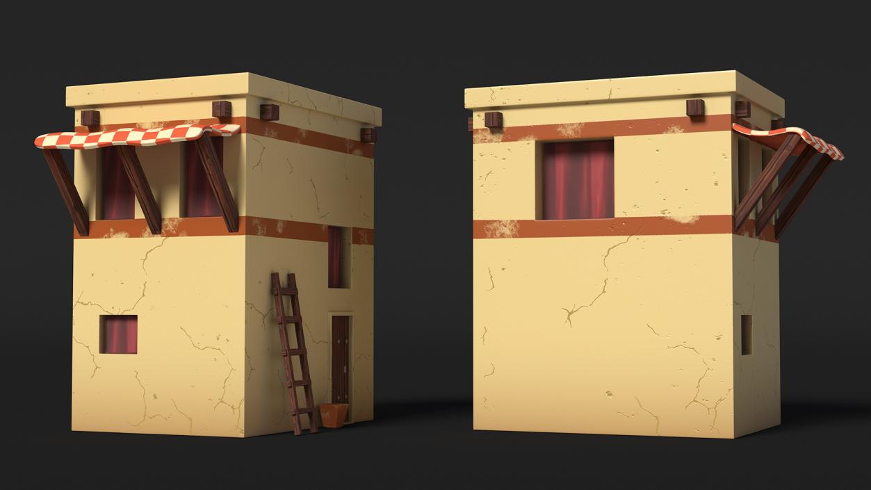 Stylized Arabian House 3D