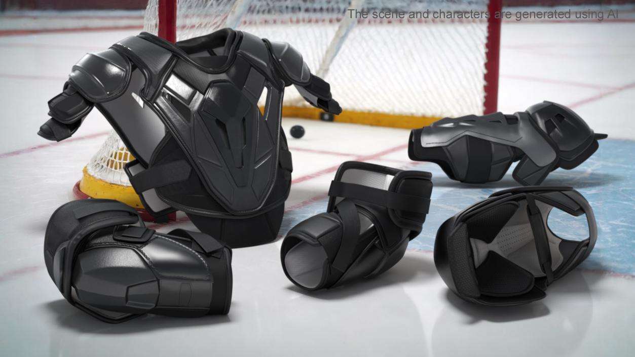 3D model Hockey Gear Set