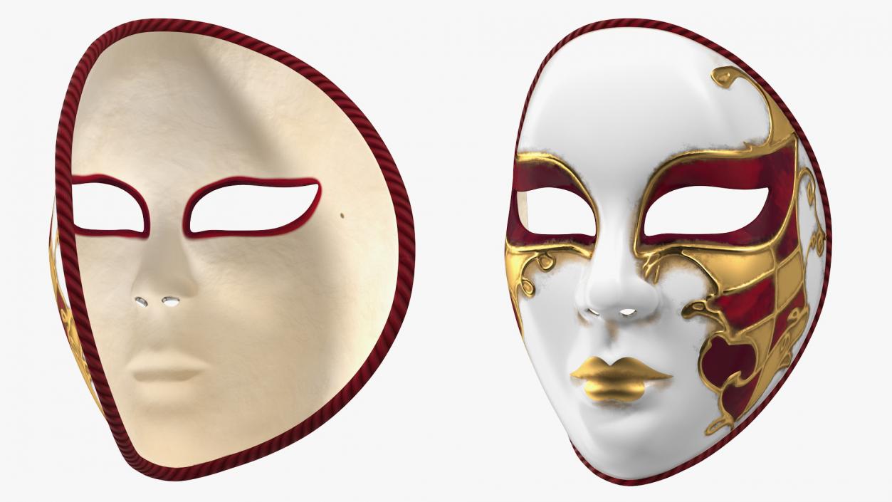 3D Face Masks Collection 2 model