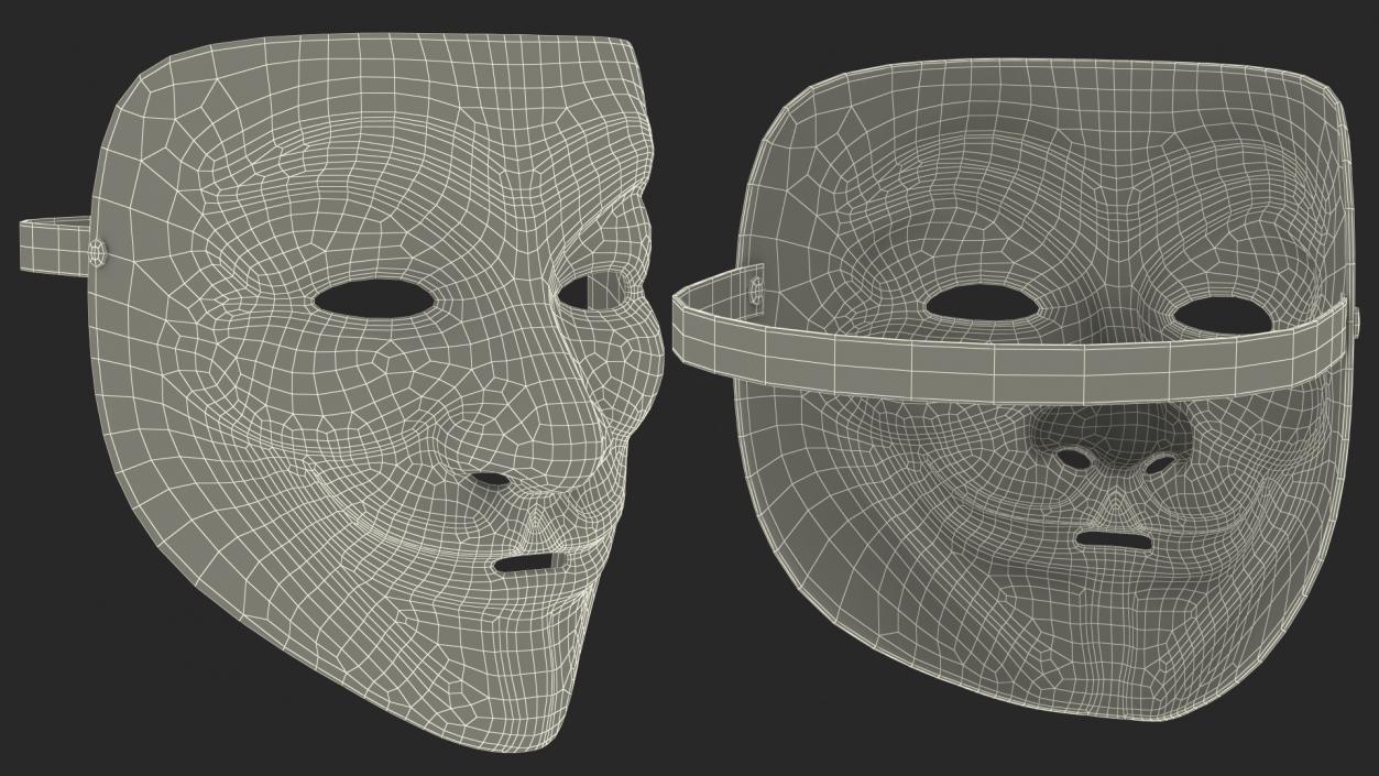 3D Face Masks Collection 2 model