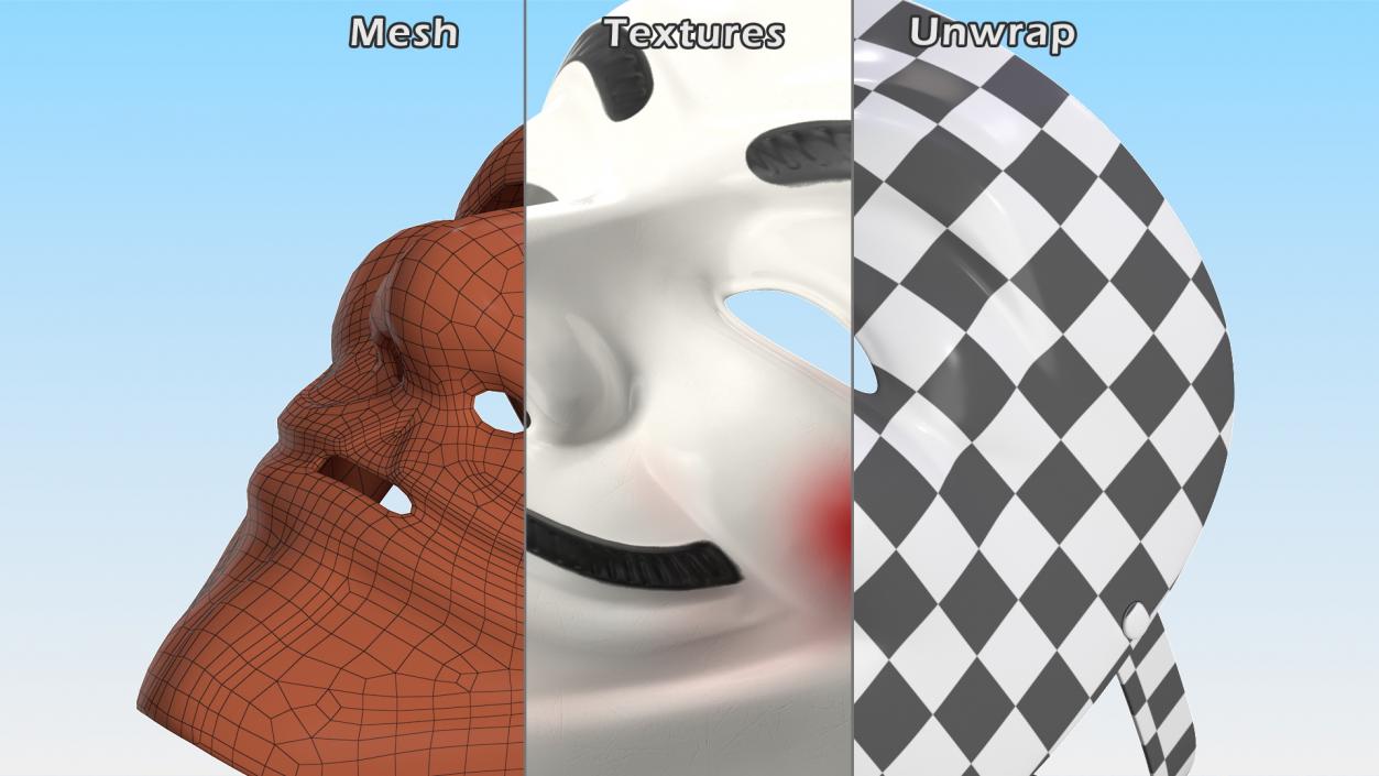 3D Face Masks Collection 2 model