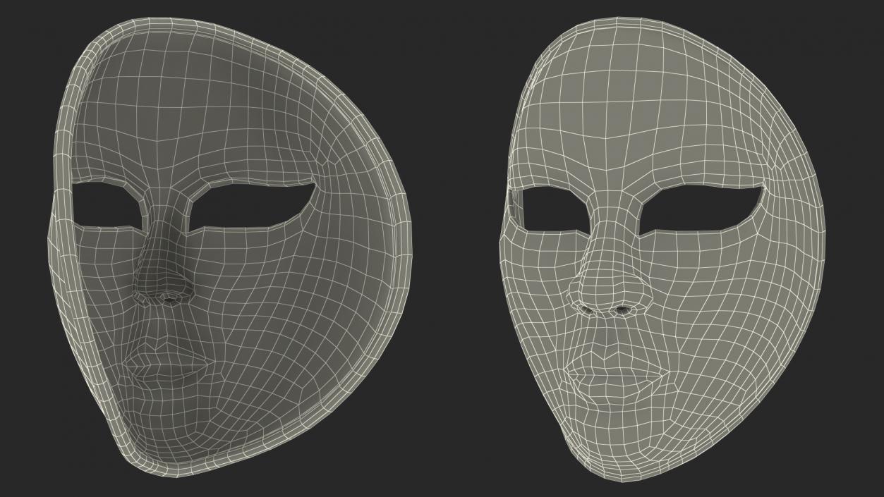 3D Face Masks Collection 2 model