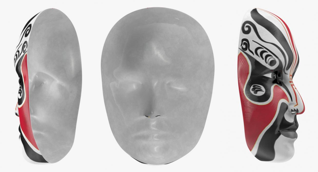 3D Face Masks Collection 2 model