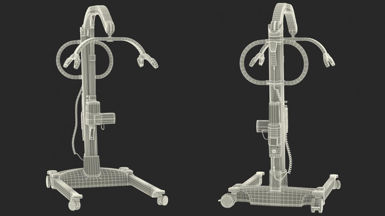 3D Patient Lift Molift Mover 205 Rigged