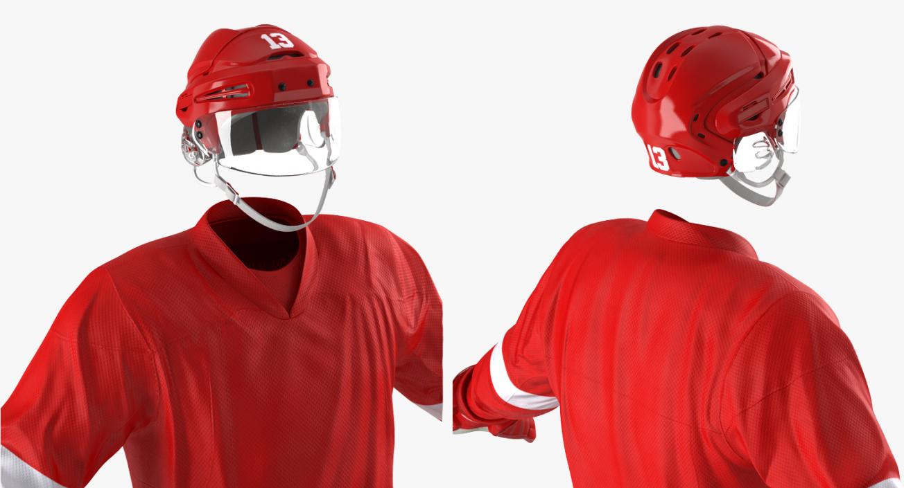 3D Hockey Player Generic 2 model