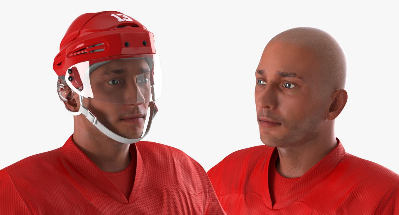 3D Hockey Player Generic 2 model