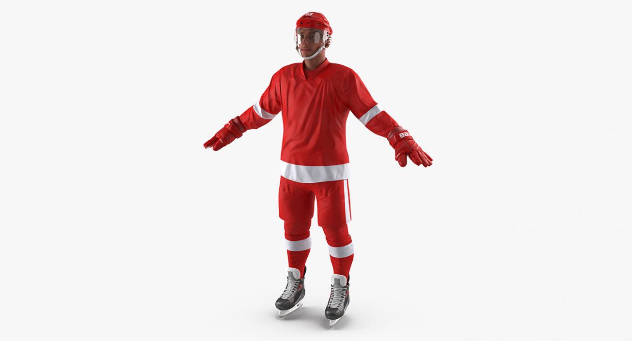 3D Hockey Player Generic 2 model