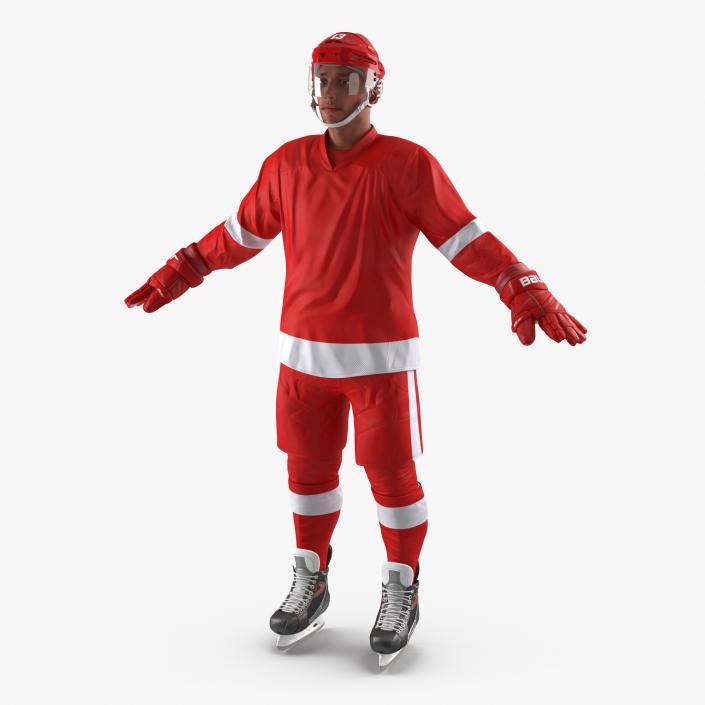 3D Hockey Player Generic 2 model