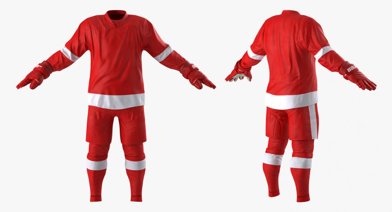 3D Hockey Player Generic 2 model