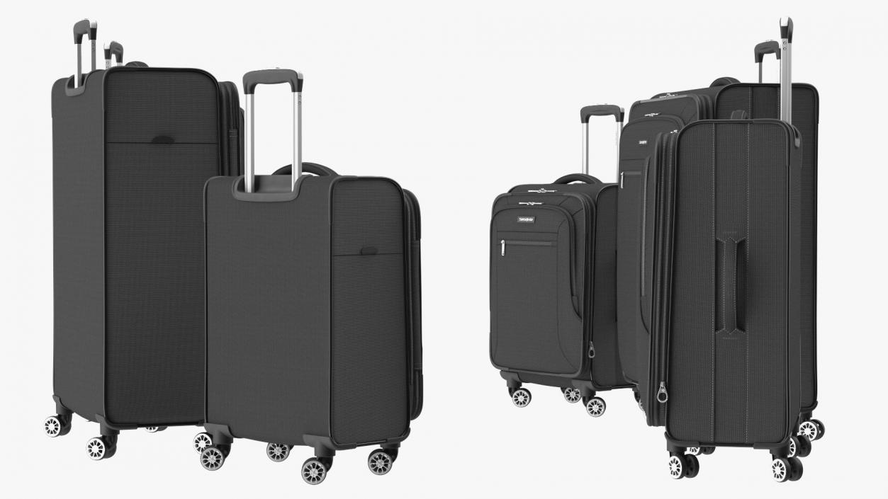 3D model Samsonite Ascella X Black