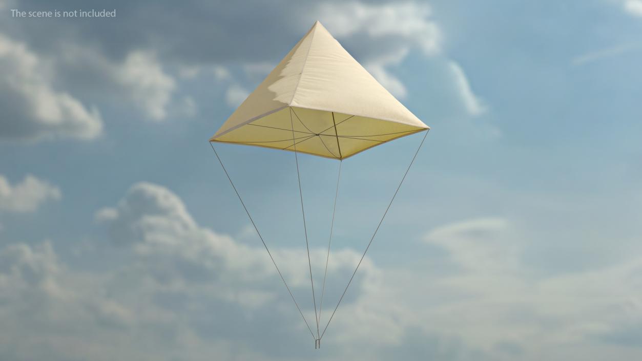 Leonardo da Vinci Parachute Prototype 3D