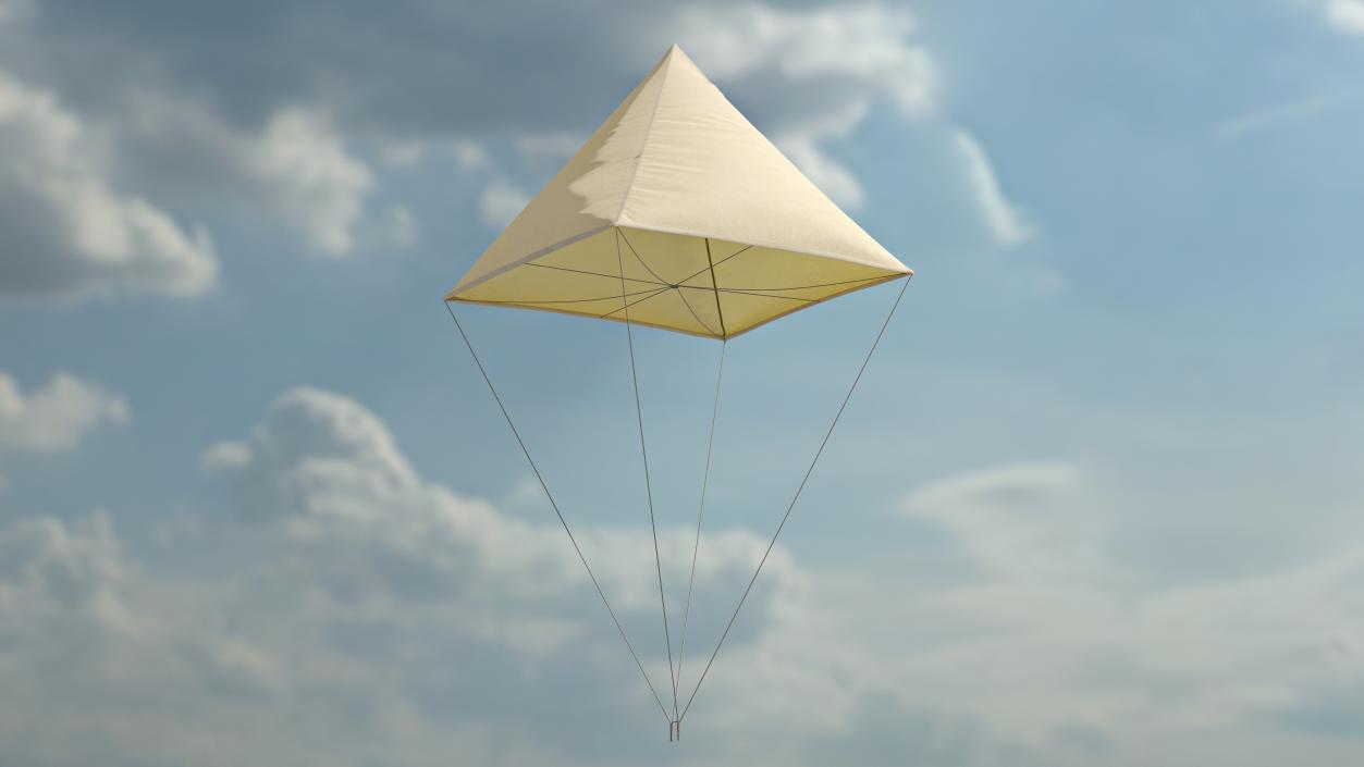 Leonardo da Vinci Parachute Prototype 3D