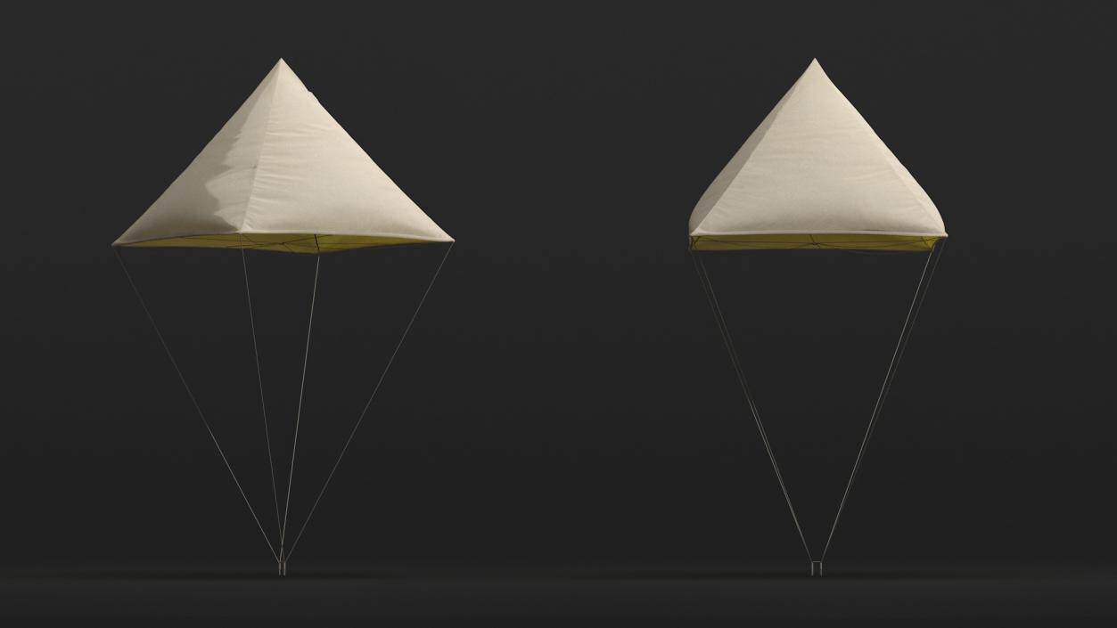 Leonardo da Vinci Parachute Prototype 3D