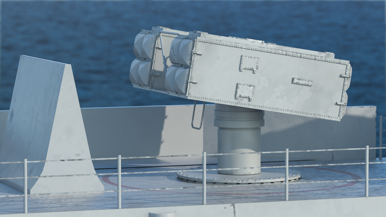 3D model Mk 29 Missile Launching System