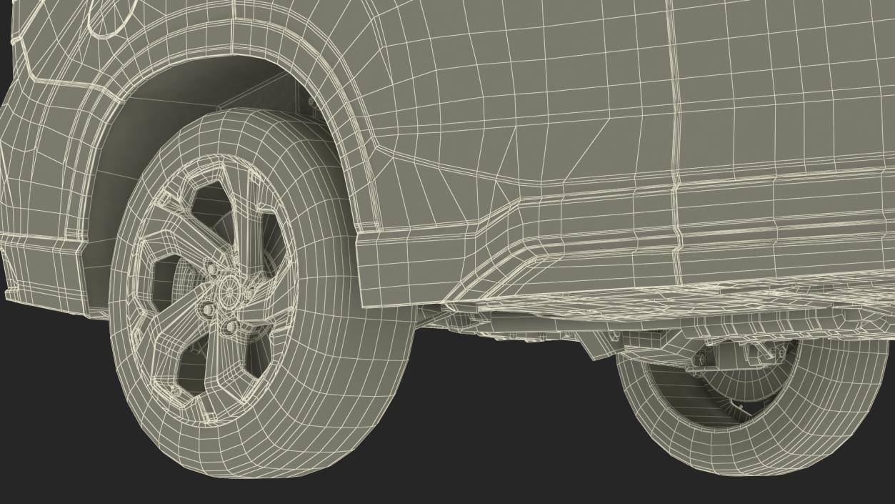 3D Subaru Forester 2022 Green Rigged model