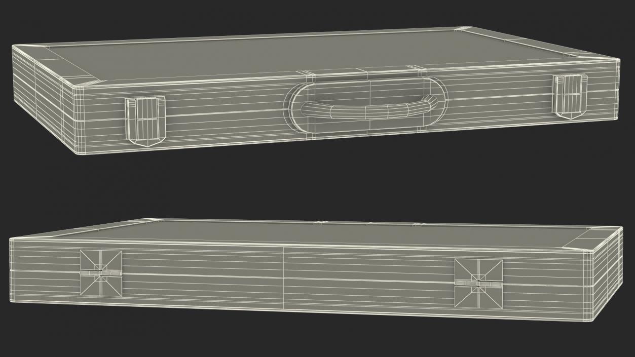 Folded Backgammon Case 3D