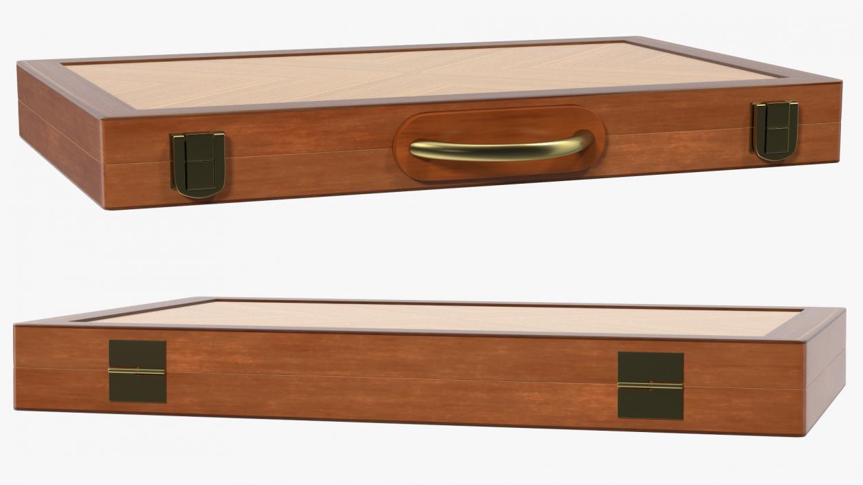 Folded Backgammon Case 3D