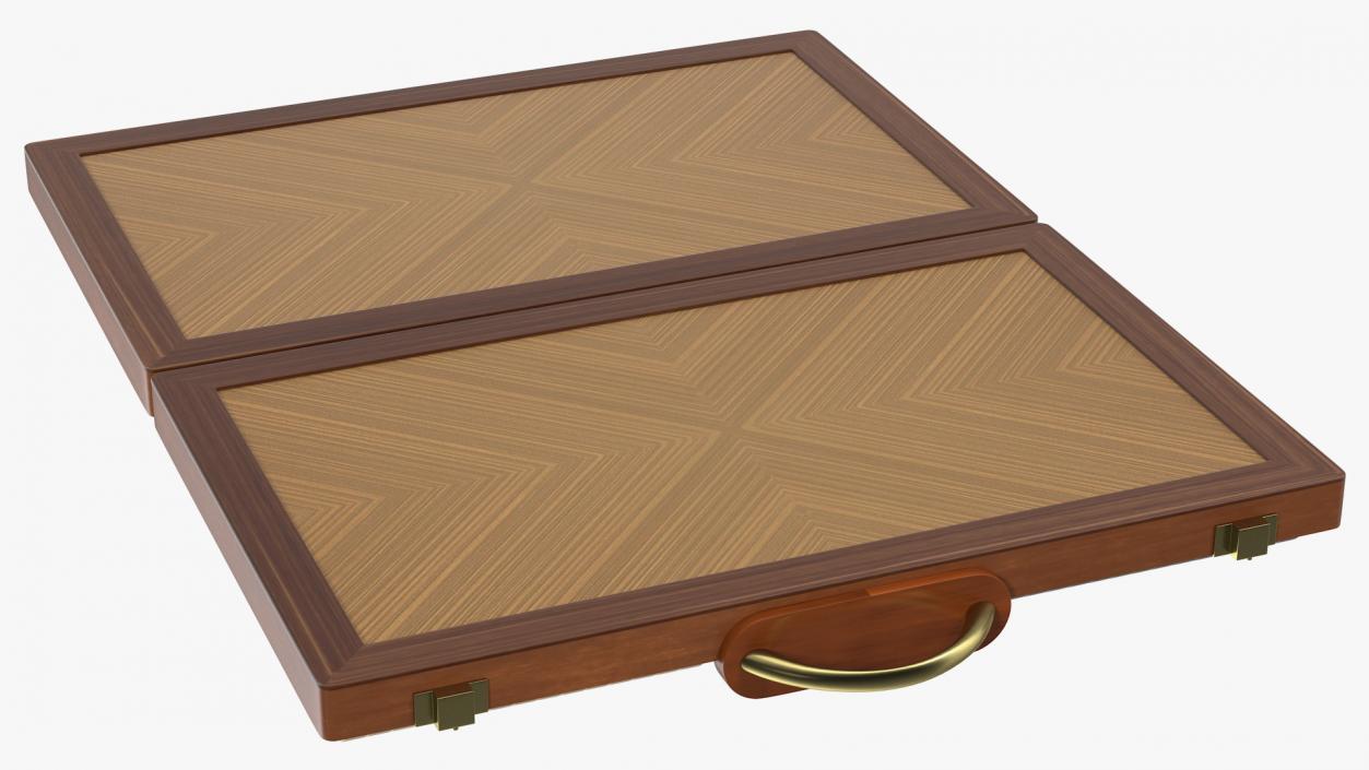 Folded Backgammon Case 3D