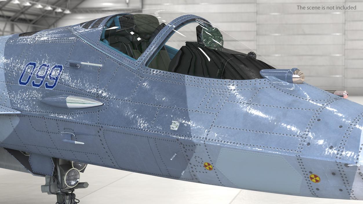 3D Stealth Multirole Fighter SU 57