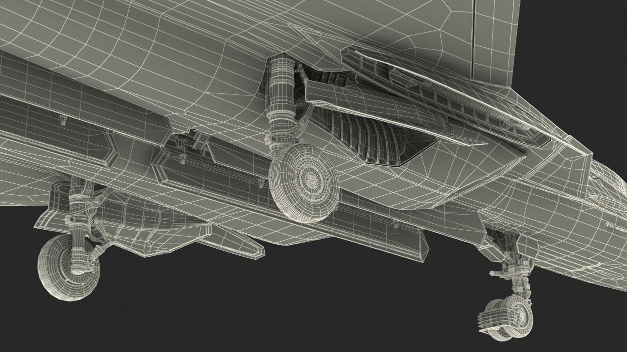 3D Stealth Multirole Fighter SU 57