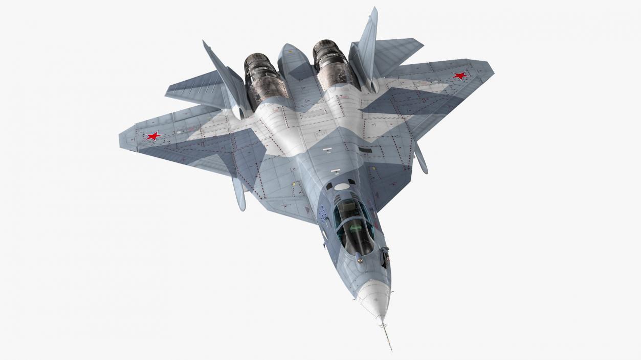 3D Stealth Multirole Fighter SU 57