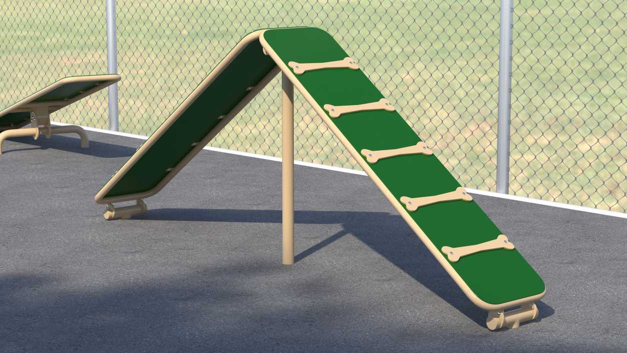 Dog Park Adventure Peak Green 3D model