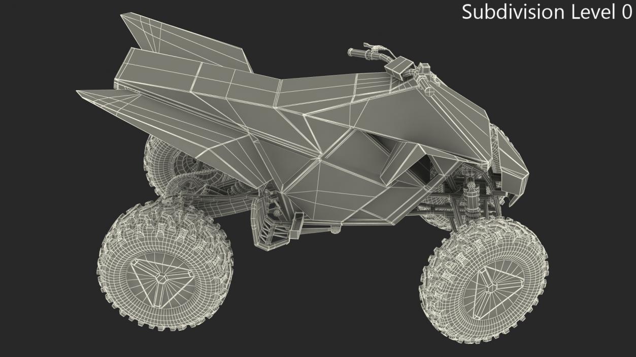 Tesla ATV Cyberquad 3D model