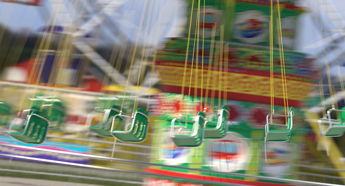 Swing Ride Rigged 3D