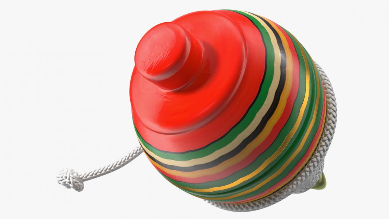 Spinning Toy Reeled Painted 3D