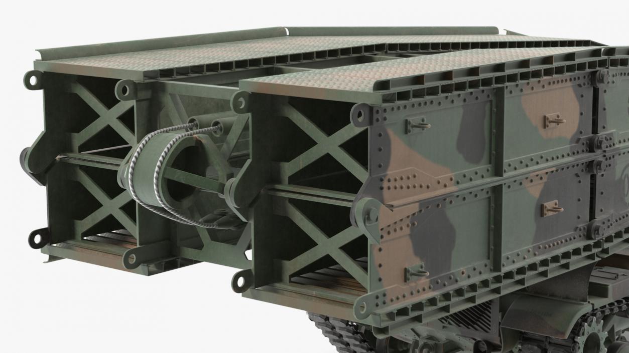 3D model Armored Bridge M60A1 AVLB Camo