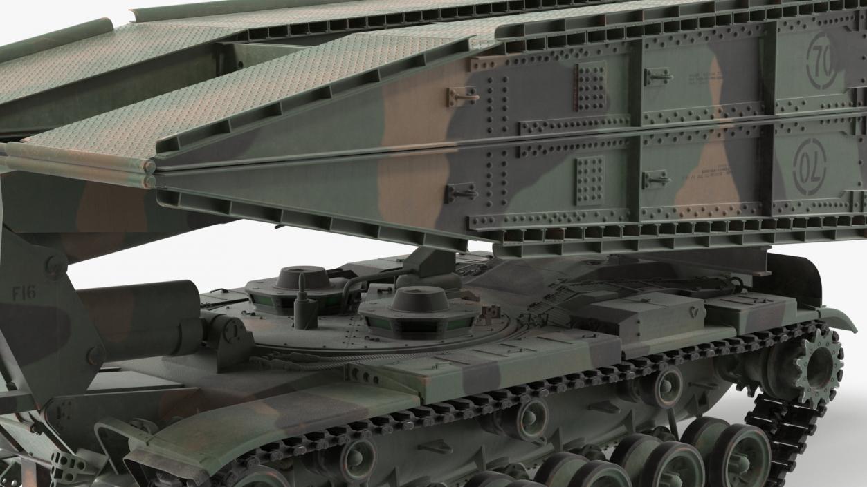 3D model Armored Bridge M60A1 AVLB Camo