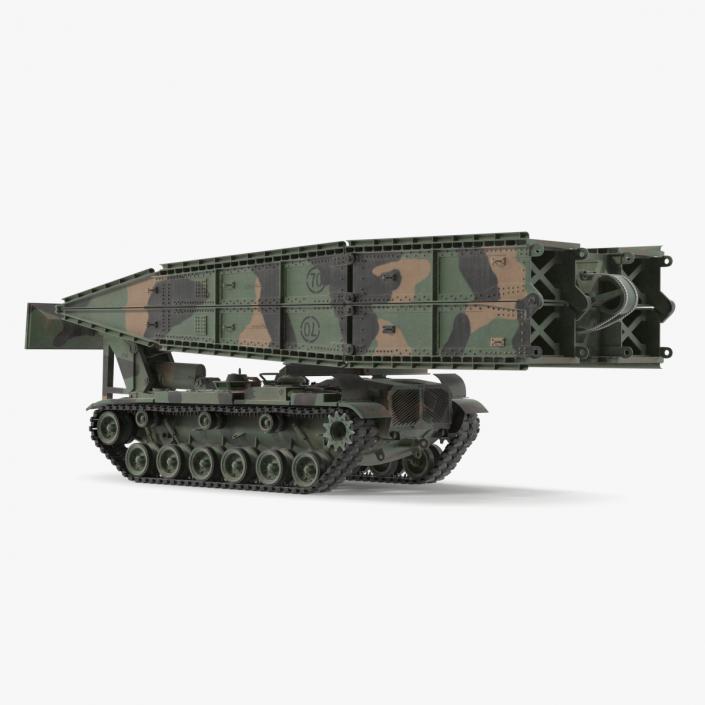 3D model Armored Bridge M60A1 AVLB Camo