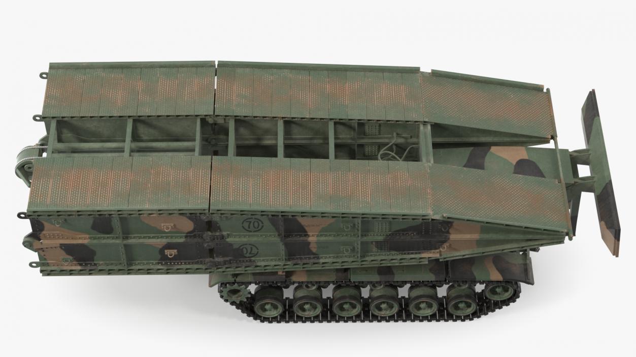 3D model Armored Bridge M60A1 AVLB Camo