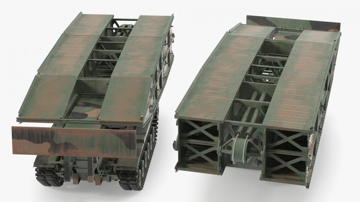 3D model Armored Bridge M60A1 AVLB Camo