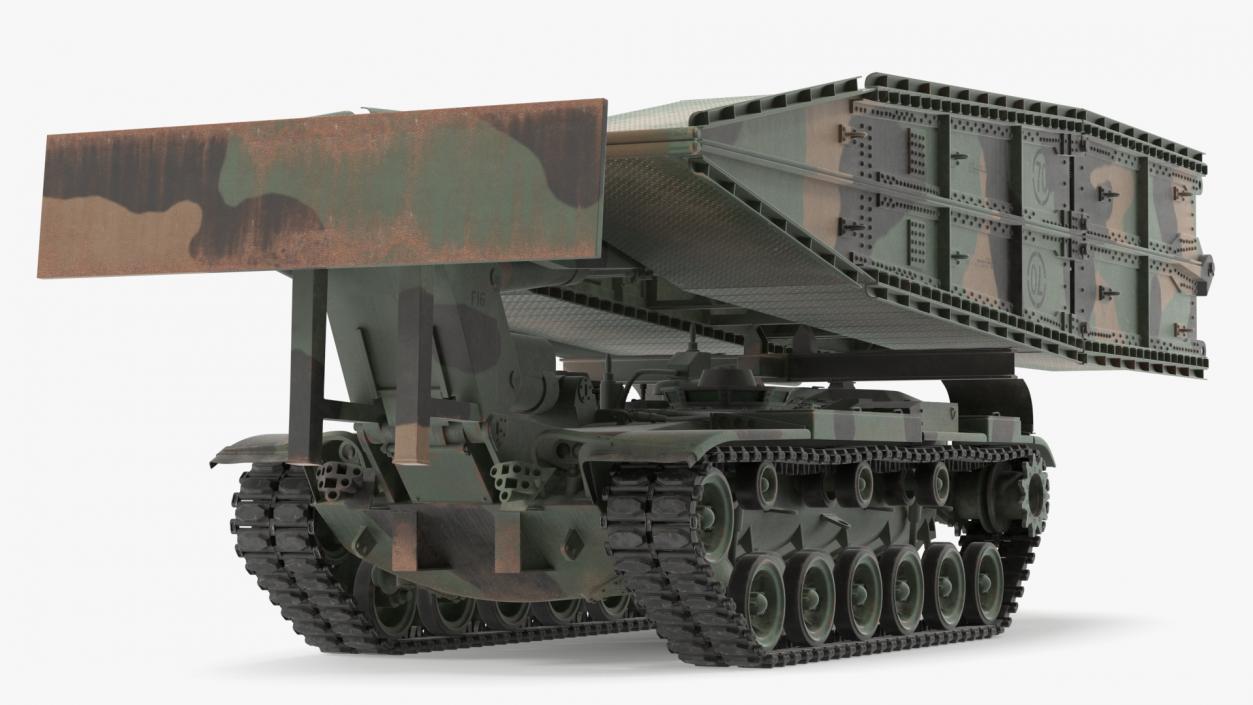 3D model Armored Bridge M60A1 AVLB Camo